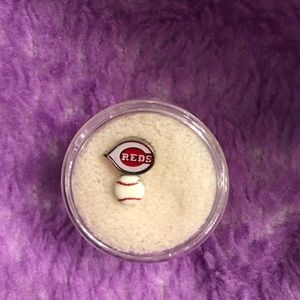 Pair Origami Owl Charms Cincinnati Reds Baseball